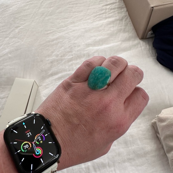 Polished Stone Cocktail Ring - Picture 7 of 7